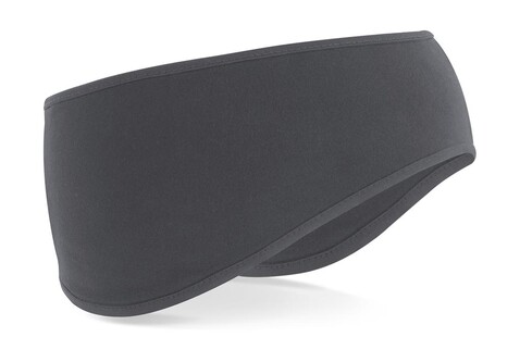 Beechfield Softshell Sports Tech Headband, Graphite Grey, One Size bedrucken, Art.-Nr. 911691310