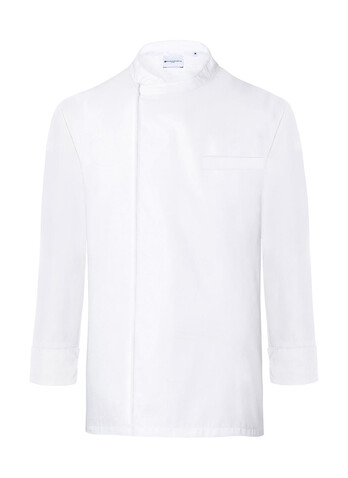Karlowsky Chef`s Shirt Basic Long Sleeve, White, XS bedrucken, Art.-Nr. 999670001
