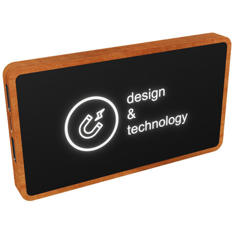 SCX.design P39 5000 mAh 5W magnetische kabellose Powerbank, holz bedrucken, Art.-Nr. 1PX19071