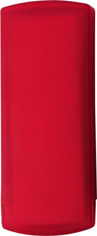 Pflasterbox aus Kunststoff Pocket – Rot bedrucken, Art.-Nr. 008999999_1020