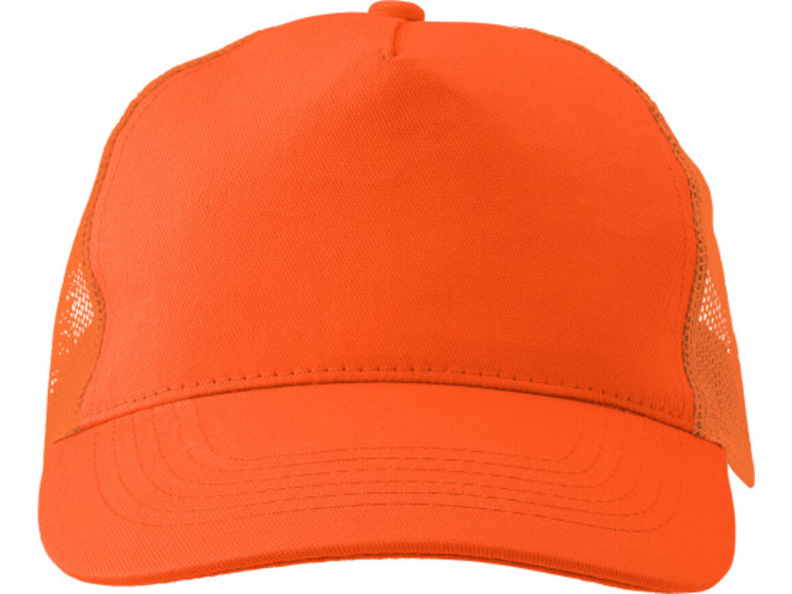 Baseball-Cap aus Baumwolle Penelope – Orange bedrucken, Art.-Nr. 007999999_1447