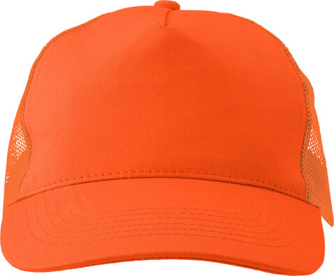 Baseball-Cap aus Baumwolle Penelope – Orange bedrucken, Art.-Nr. 007999999_1447