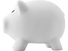 Sparschwein aus Kunststoff Roger – Weiß bedrucken, Art.-Nr. 002999999_1842