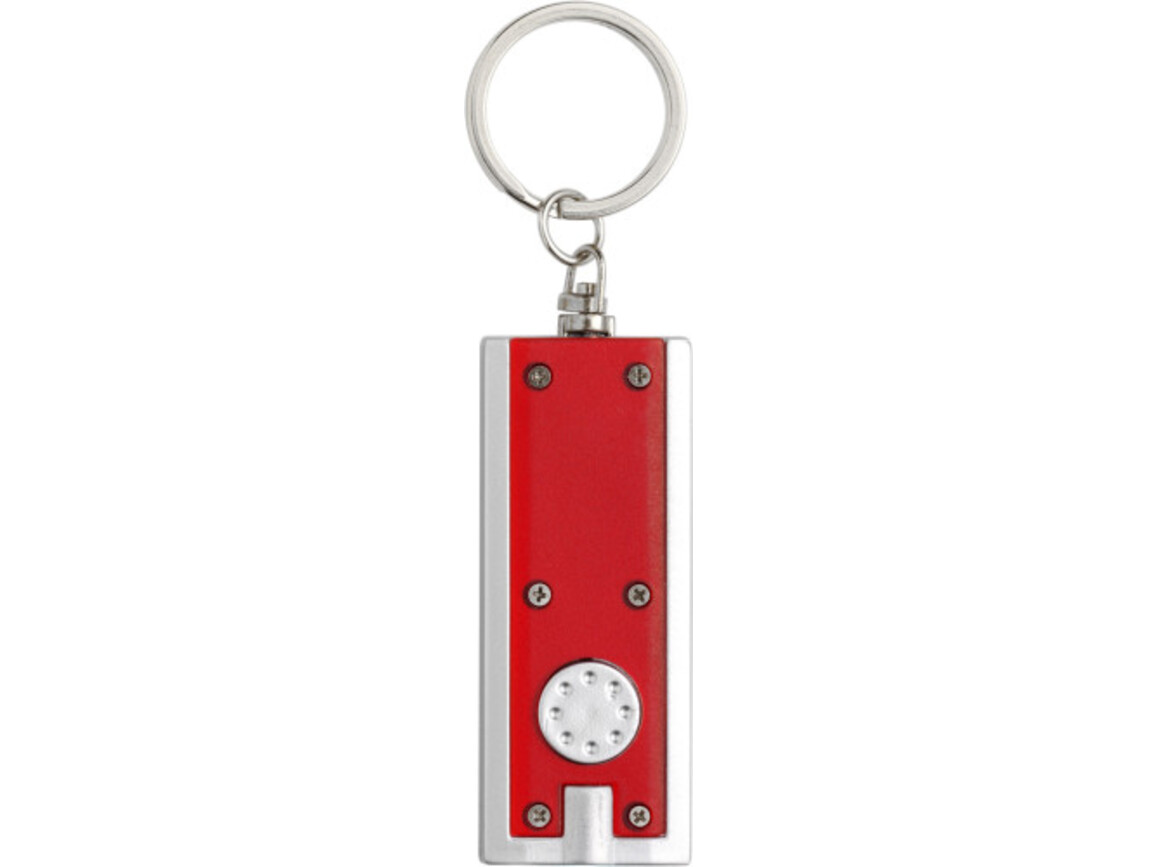Schlüsselanhänger aus Kunststoff Mitchell – Rot bedrucken, Art.-Nr. 008999999_1992