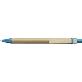 Kugelschreiber aus Pappe Peter – Hellblau bedrucken, Art.-Nr. 018999999_2019
