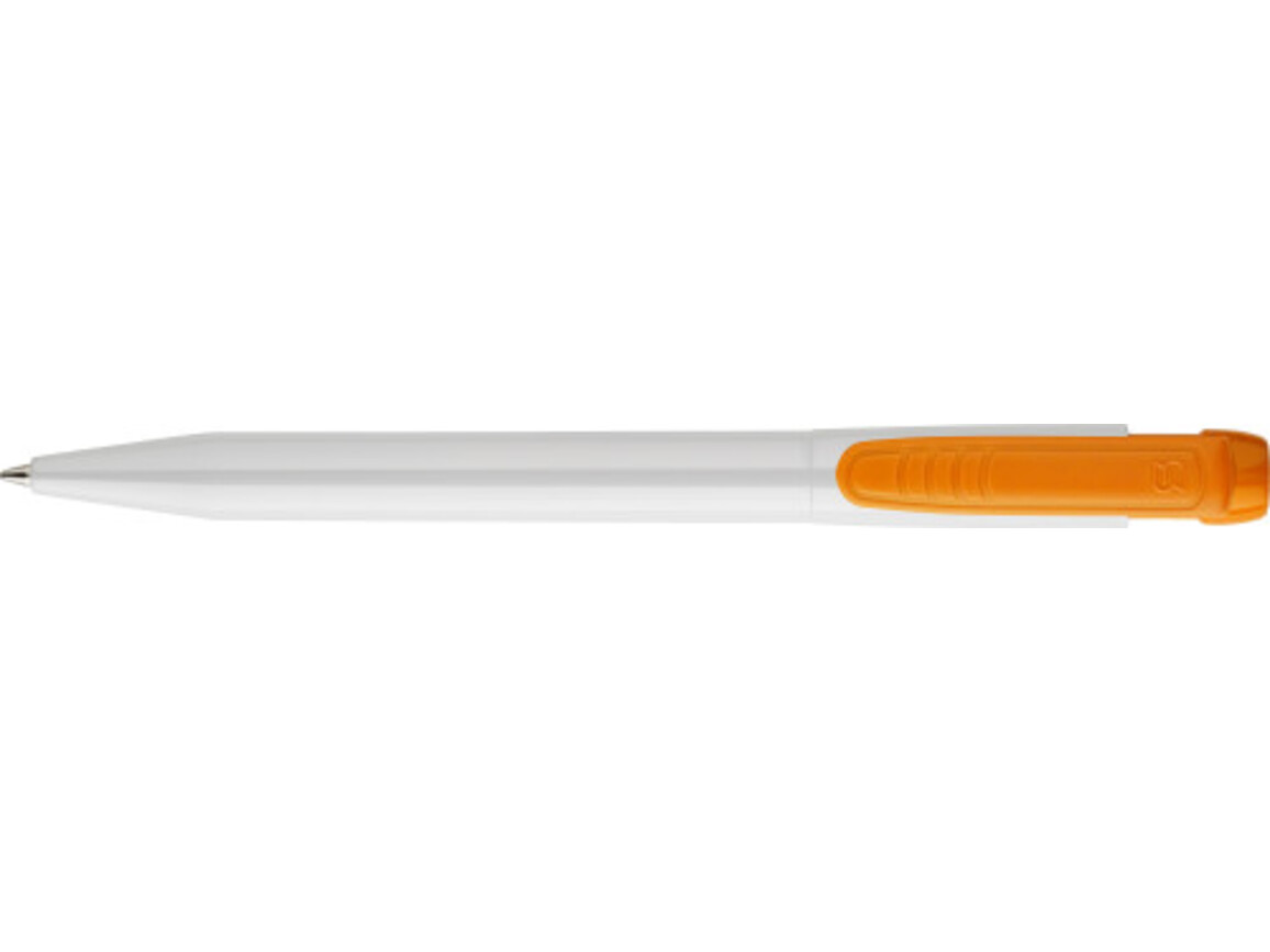 Stilolinea ABS Pier Kugelschreiber mit farbigem Clip – Orange bedrucken, Art.-Nr. 007999999_2254