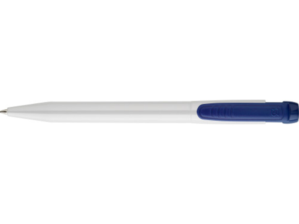 Stilolinea ABS Pier Kugelschreiber mit farbigem Clip – Blau bedrucken, Art.-Nr. 005999999_2254