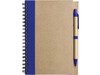 Notizbuch aus recyceltem Papier Stella – Blau bedrucken, Art.-Nr. 005999999_2715