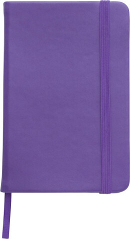 Notizbuch aus PU Dita – Violett bedrucken, Art.-Nr. 024999999_2889
