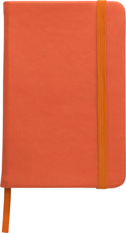 Notizbuch aus PU Dita – Orange bedrucken, Art.-Nr. 007999999_2889
