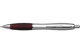 Kugelschreiber aus Kunststoff Cardiff – Bordeauxrot bedrucken, Art.-Nr. 010999999_3011