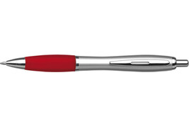 Kugelschreiber aus Kunststoff Cardiff – Rot bedrucken, Art.-Nr. 008999999_3011