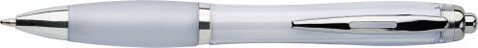 Kugelschreiber aus Kunststoff Newport – Weiß bedrucken, Art.-Nr. 002999999_3015