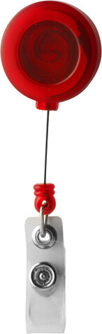Skipasshalter aus Kunststoff Eric – Rot bedrucken, Art.-Nr. 008999999_3182
