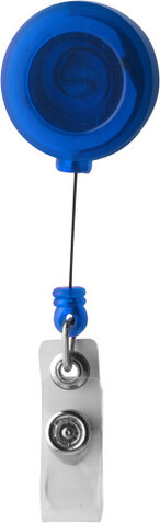 Skipasshalter aus Kunststoff Eric – Kobaltblau bedrucken, Art.-Nr. 023999999_3182
