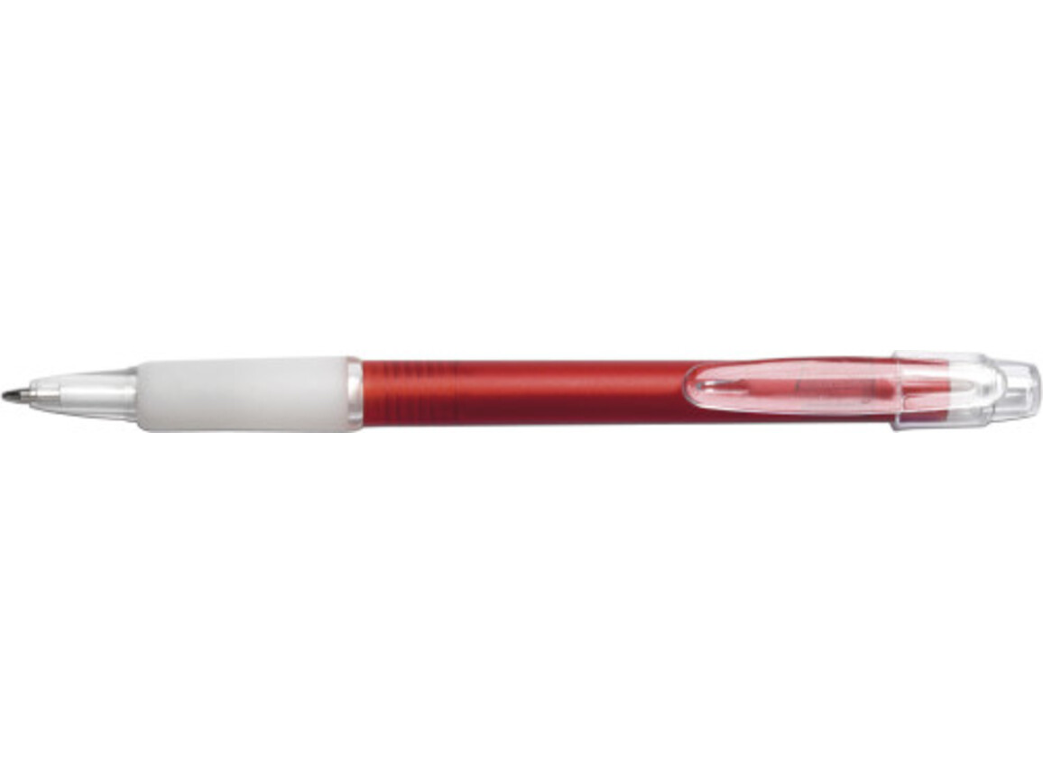 Kugelschreiber aus Kunststoff Zaria – Rot bedrucken, Art.-Nr. 008999999_3321