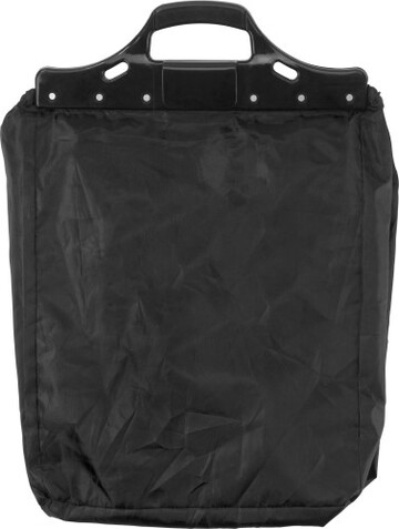 Einkaufswagentasche aus Polyester Ceryse – Schwarz bedrucken, Art.-Nr. 001999999_3575
