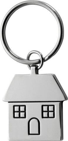 Schlüsselanhänger aus Metall Rayan – Silber bedrucken, Art.-Nr. 032999999_3601