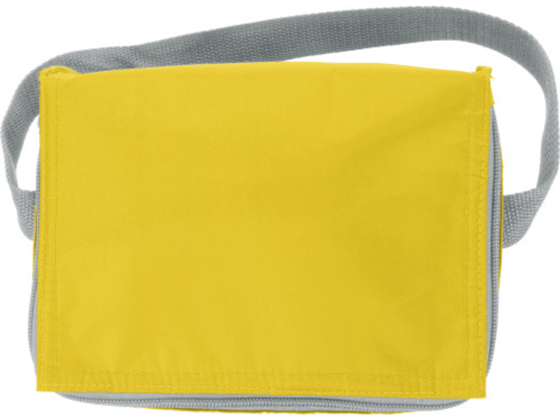 Kühltasche aus Polyester Cleo – Gelb bedrucken, Art.-Nr. 006999999_3604