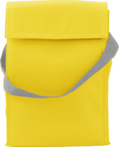 Kühltasche aus Polyester Sarah – Gelb bedrucken, Art.-Nr. 006999999_3609