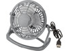 USB-Ventilator aus Kunststoff Preston – Grau bedrucken, Art.-Nr. 003999999_3639