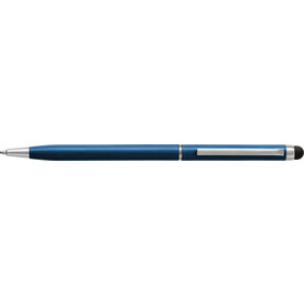 Kugelschreiber aus Aluminium Irina – Blau bedrucken, Art.-Nr. 005999999_3832