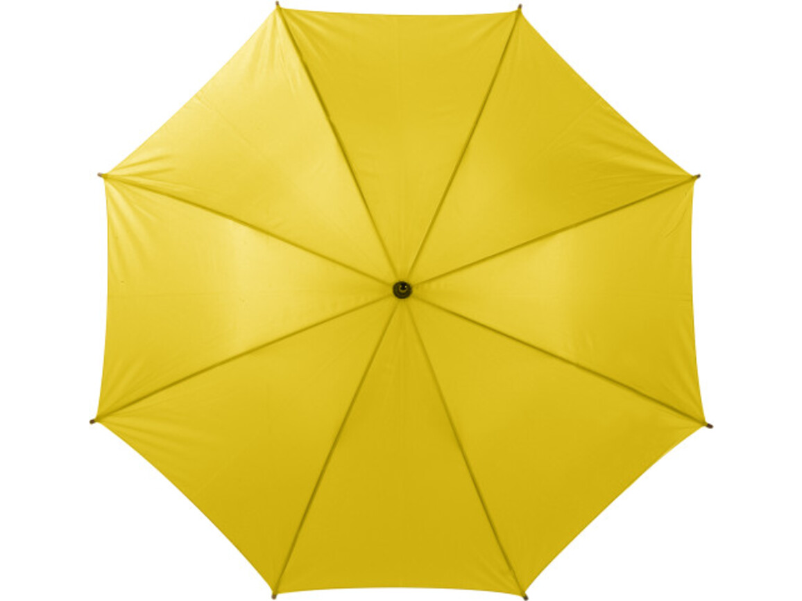 Automatik Stockschirm aus Polyester Kelly – Gelb bedrucken, Art.-Nr. 006999999_4070