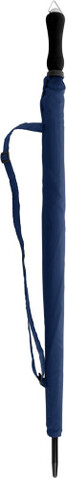 Portierschirm aus Polyester Beatriz – Blau bedrucken, Art.-Nr. 005999999_4087