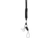 Lanyard aus Polyester Ariel – Schwarz bedrucken, Art.-Nr. 001999999_4164