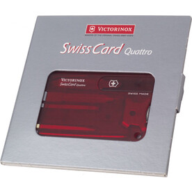 Nylon Victorinox SwissCard Quatro multitool – Rot bedrucken, Art.-Nr. 008999999_5153