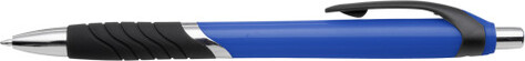 Kugelschreiber aus Kunststoff Thiago – Blau bedrucken, Art.-Nr. 005999999_5210