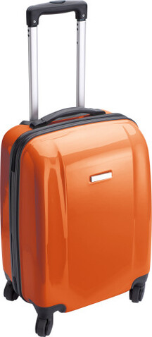 Trolley aus ABS-Kunststoff Verona – Orange bedrucken, Art.-Nr. 007999999_5392