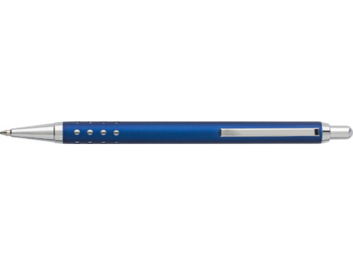 Kugelschreiber aus Aluminium Lilia – Blau bedrucken, Art.-Nr. 005999999_5466