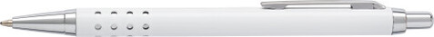 Kugelschreiber aus Aluminium Lilia – Weiß bedrucken, Art.-Nr. 002999999_5466