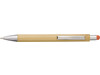 Kugelschreiber aus Bambus und Kunststoff Claire – Orange bedrucken, Art.-Nr. 007999999_548774