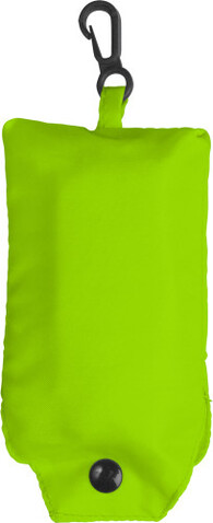 Einkaufstasche aus Polyester Vera – Limettengrün bedrucken, Art.-Nr. 019999999_6264
