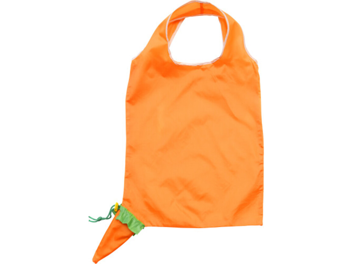 Einkaufstasche aus Polyester Benjamin – Orange bedrucken, Art.-Nr. 007999999_6284