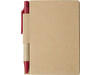 Notizbuch aus Karton Cooper – Rot bedrucken, Art.-Nr. 008999999_6419