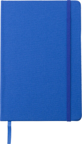 rPET Notizbuch (DIN A5) Samira – Blau bedrucken, Art.-Nr. 005999999_671497