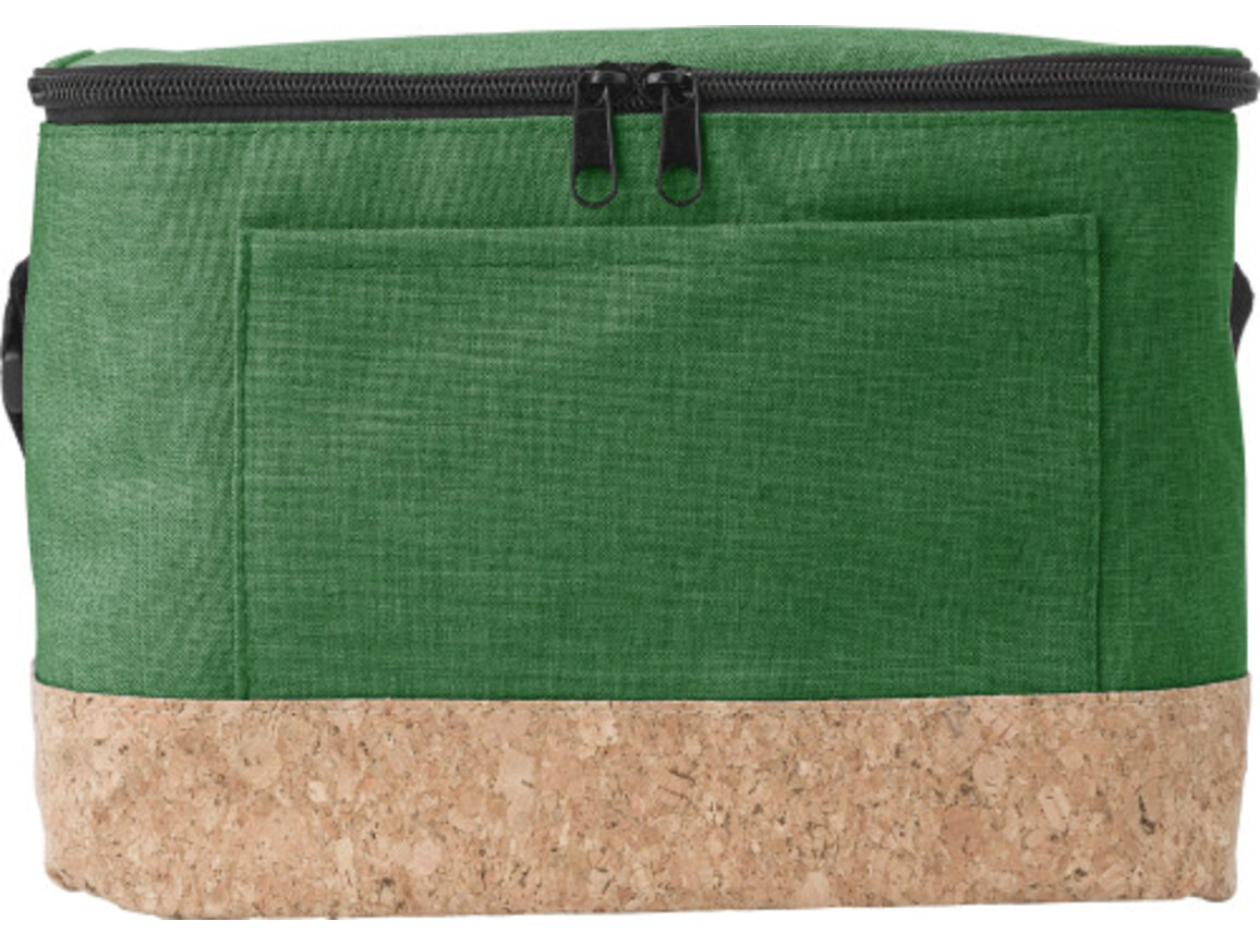Kühltasche aus Polyester (600D) Dieter – Grün bedrucken, Art.-Nr. 004999999_674808