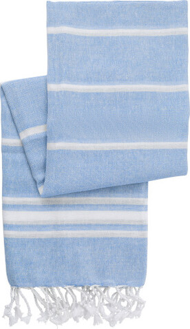 Hamman-Handtuch aus 100% Baumwolle Riyad – Hellblau bedrucken, Art.-Nr. 018999999_675310
