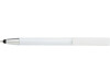 Kugelschreiber aus ABS-Kunststoff Calvin – Weiß bedrucken, Art.-Nr. 002999999_7124