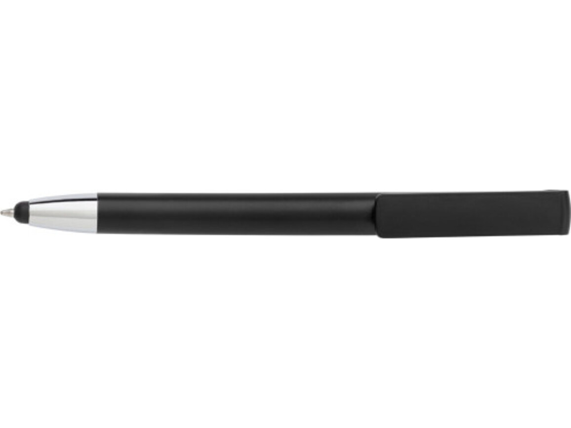 Kugelschreiber aus ABS-Kunststoff Calvin – Schwarz bedrucken, Art.-Nr. 001999999_7124