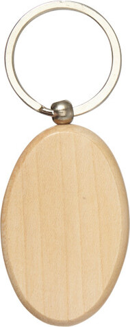 Schlüsselanhänger aus Holz Katherine – Braun bedrucken, Art.-Nr. 011999118_7300