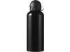 Trinkflasche aus Aluminium Isobel – Schwarz bedrucken, Art.-Nr. 001999999_7509