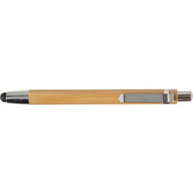 Kugelschreiber aus Bambus Jerome – Braun bedrucken, Art.-Nr. 011999999_7540