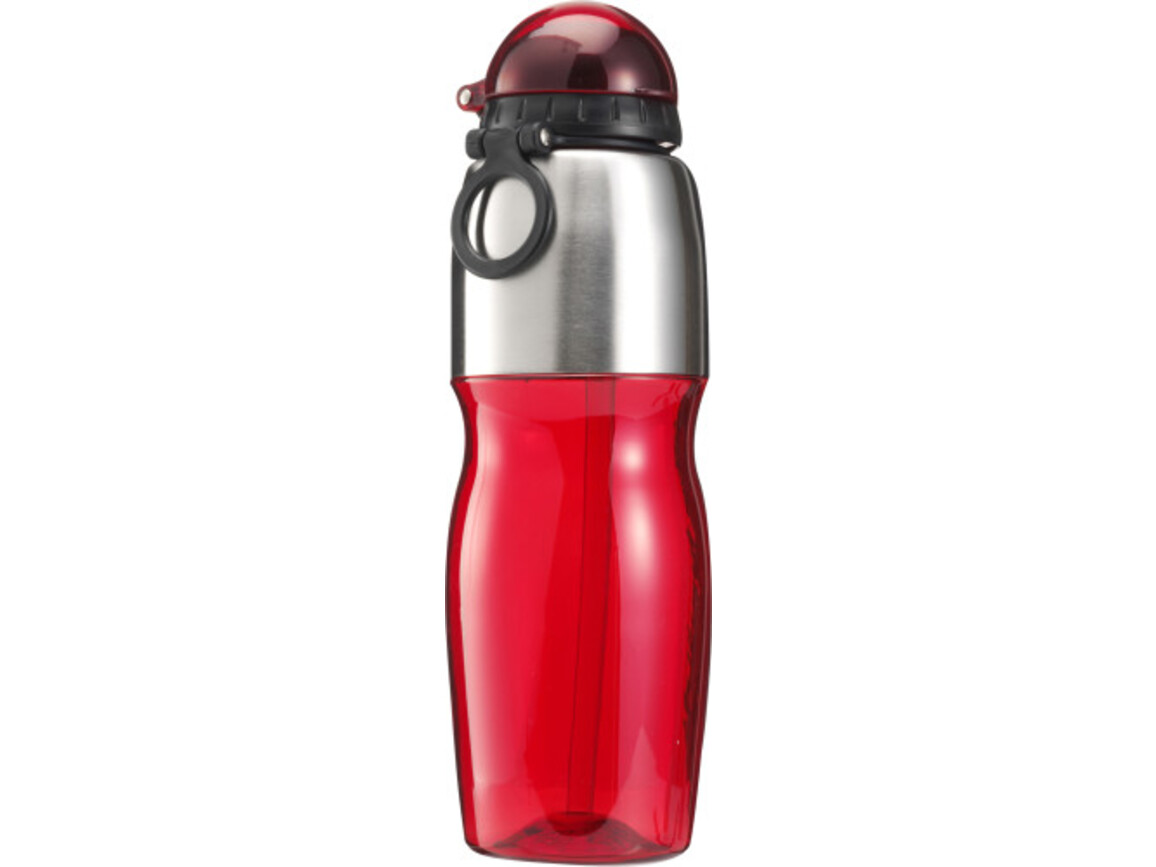 Trinkflasche aus Kunststoff Emberly – Rot bedrucken, Art.-Nr. 008999999_7551