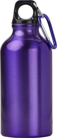 Trinkflasche aus Aluminium Santiago – Violett bedrucken, Art.-Nr. 024999999_7552