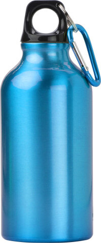 Trinkflasche aus Aluminium Santiago – Hellblau bedrucken, Art.-Nr. 018999999_7552