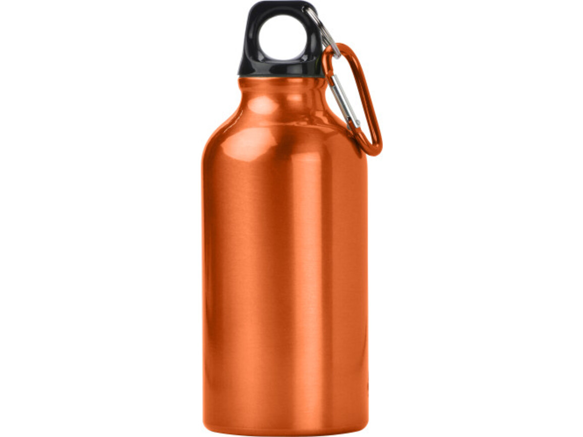 Trinkflasche aus Aluminium Santiago – Orange bedrucken, Art.-Nr. 007999999_7552